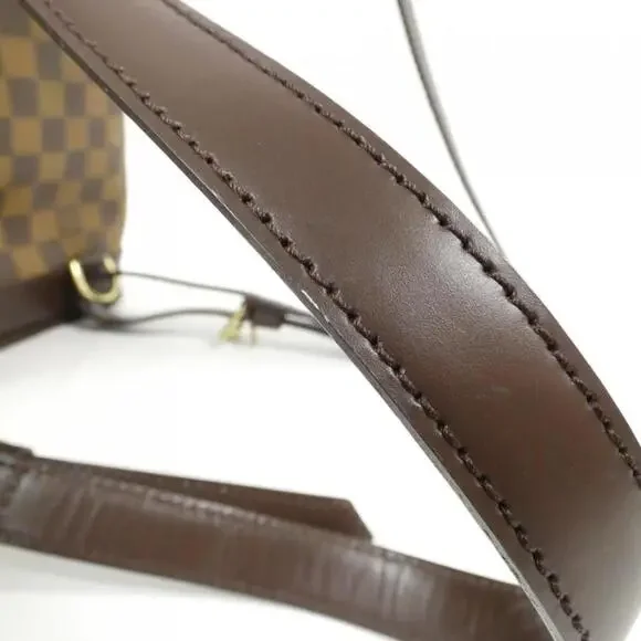 LOUIS VUITTON Authentic Brown Damier Backpack - Picture 7 of 9